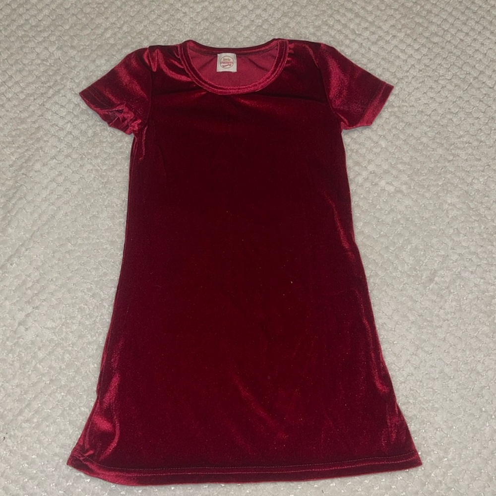 Red Velvet Dress